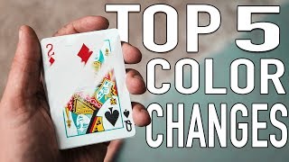 BEST COLOR CHANGES  Top 5 [upl. by Aihsatsan]