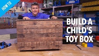 How to build a childs toy box [upl. by Oloap]