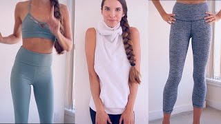 YOGAWORKOUT CLOTHING HAUL TRY ON [upl. by Brace36]