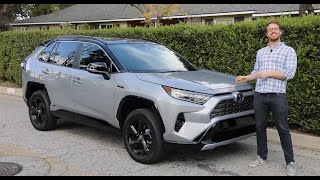 2020 Toyota RAV4 Hybrid Test Drive Video Review [upl. by Kimberly]