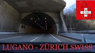 4K LUGANO TO ZURICH SWITZERLAND [upl. by Donahue]