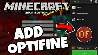 How to Add OPTIFINE in New POJAV Launcher  CRAZYCHAMPS [upl. by Nifares377]