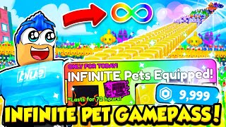 BUYING THE INFINITE PET GAMEPASS IN PET SIMULATOR X [upl. by Ariana132]