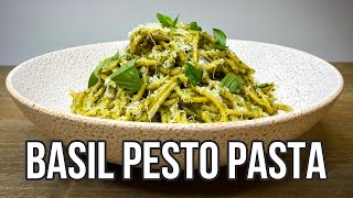 Basil Pesto Pasta Recipe [upl. by Wardle]