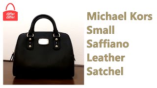 Michael Kors Small Saffiano Leather Satchel 35S3GSAS1L [upl. by Enavi]