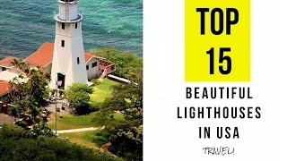 TOP 15 The Most Beautiful Lighthouses in USA [upl. by Aicrop]