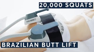 NonSurgical Butt Lift In 30min  EmSculpt Treatment [upl. by Sheldon]