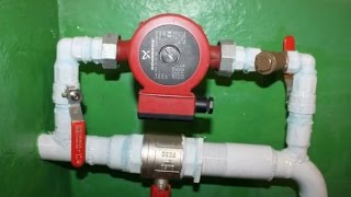 Grundfos circulating pump installation [upl. by Hibbert]