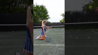 Tennis Drill for EASY Topspin [upl. by Kuebbing271]