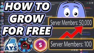 How to Grow Your Discord Server for FREE 2022 [upl. by Nicole513]