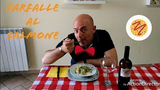 Farfalle al salmone Videoricetta [upl. by Mckeon]