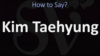 How to Pronounce Kim Taehyung BTS V 김태형 [upl. by Bashuk]