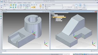 Solid Edge Practice Tutorials for Beginners  3  Solid Edge Part Modeling Exercises Tutorial [upl. by Lazes]