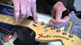 Restringing an Electric Guitar [upl. by Zelikow]