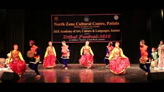 SIKKIM DANCE  TRIBAL DANCE  NZCC [upl. by Sdlonyer512]