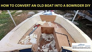 Boat conversion into Bowrider [upl. by Ericksen]