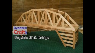 Making a popsicle stick bridge [upl. by Grounds]