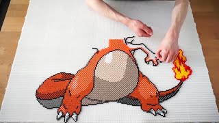 Perler Beads  Pokémon CHARIZARD [upl. by Alis]