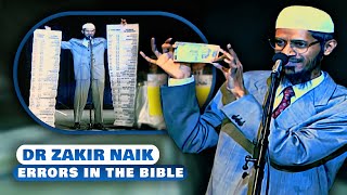 Dr Zakir Naiks 41 Scientific Errors In The Bible [upl. by Ilse556]