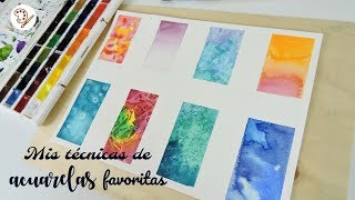 TÉCNICAS INCREÍBLES PARA PINTAR CON ACUARELAS  YOUR CREATIVE CHANNEL [upl. by Hgielrahc]