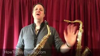 How To Play G On The Alto Saxophone [upl. by Enaffit403]