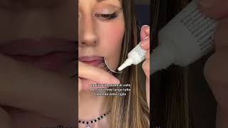 Come applicare le ciglia finte  tutorial ✨ makeup truccoocchi makeuptutorial [upl. by Adimra761]