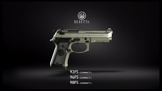 Beretta 92FS Compact L Inox M9A1 [upl. by Blackmun]