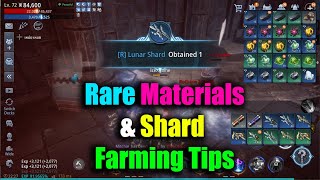 MIR4 Rare Materials amp Shard Farming Tips [upl. by Einohtna]