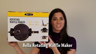 Bella Rotating Waffle Maker [upl. by Adnolrehs532]