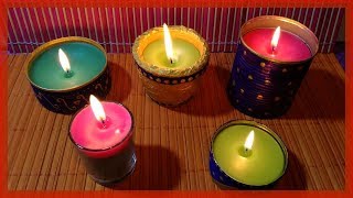 🕯COMO RECICLAR RESTOS DE VELAS 🕯 VELAS CASERAS [upl. by Laure773]