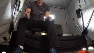 Otter XT Pro Lodge Ice House set up and overview [upl. by Publia]