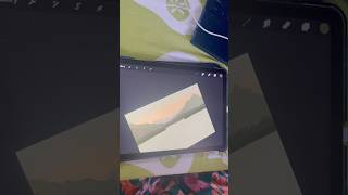 Digital Painting Procreate Landscape Tutorial [upl. by Ammann]