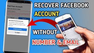 How to Recover Facebook Account Without Email and Phone Number  2021 New Trick [upl. by Gnues]