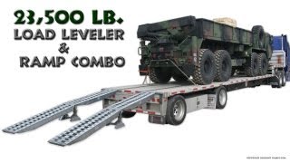 Step Deck Trailer Ramp and Load Leveler [upl. by Nalyk]