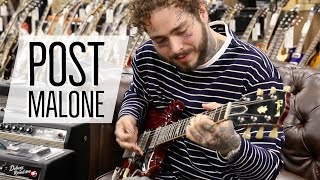 Post Malone at Normans Rare Guitars  1964 Gibson SG Standard [upl. by Anastassia]