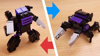 How to build mini LEGO insect type transformer mech  Stagbee [upl. by Palumbo]