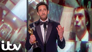 Adrien Brody wins Best Actor  Oscars 2025 [upl. by Oinotnaocram]