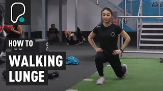 How To Do Walking Lunges [upl. by Ellenrad852]