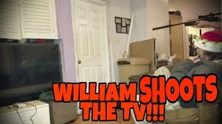 WILLIAM SHOOTS THE TV [upl. by Early]