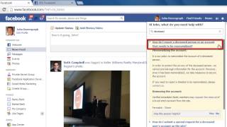 How to Create Facebook Memorial Page [upl. by Reitrac]