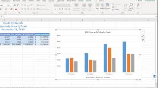 How to Move a Chart to a New Sheet [upl. by Hsaka]