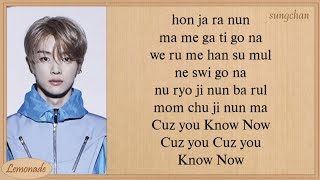 NCT U  Know Now Easy Lyrics [upl. by Llerrac]