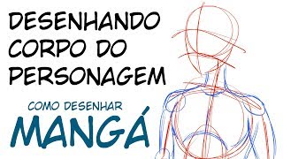 COMO DESENHAR O ESBOÇO DO CORPO [upl. by Ytte759]