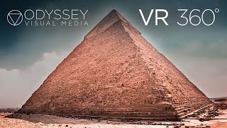 Pyramids of Egypt Virtual Tour  VR 360° Travel Experience [upl. by Enyamert173]