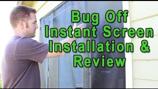 Bug Off Instant Screen Door Review  Better than Magic Mesh Screen [upl. by Eiten567]