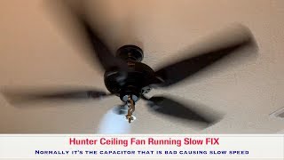 Slow Ceiling Fan Speed  Easy DIY Fix [upl. by Mitchiner]