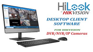 Hikvision Hilookvision desktop client software for DVRNVR amp IP cameras Install amp Add Devices [upl. by Jereld240]