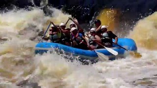 Wisconsin Rafting on the Menominee River with Wildman Adventure Resort [upl. by Harriman]