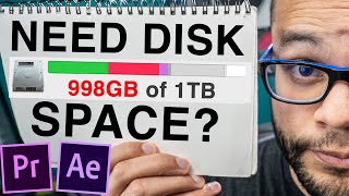 Free Up Disk Space FAST  How to Clear Media Cache Files in premiere pro amp after effects [upl. by Drawd]