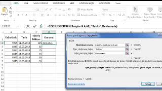 Excel Tablo Karşılaştırma Nasıl Yapılır [upl. by Ahsir229]